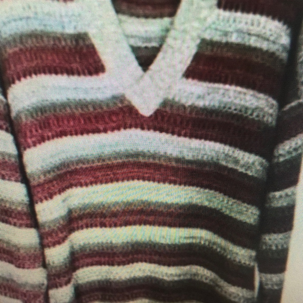 Striped V-Neck Men's Sweater